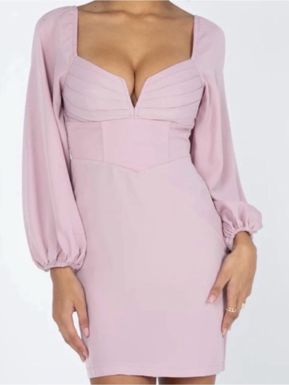 NWT Princess Polly Zoella long sleeved mini dress size 6